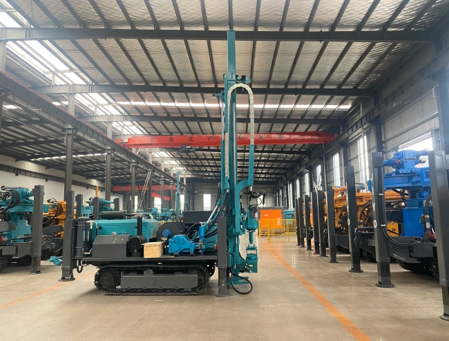 FDX400FDG400 Full Hydraulic Crawler Core Drilling Rig5