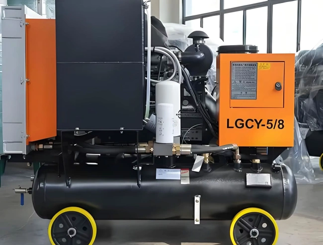 LGCY-58 Portable Diesel Screw Air Compressor Details (2)
