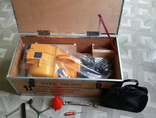YN27C Portable Gasoline Rock Drill (4)