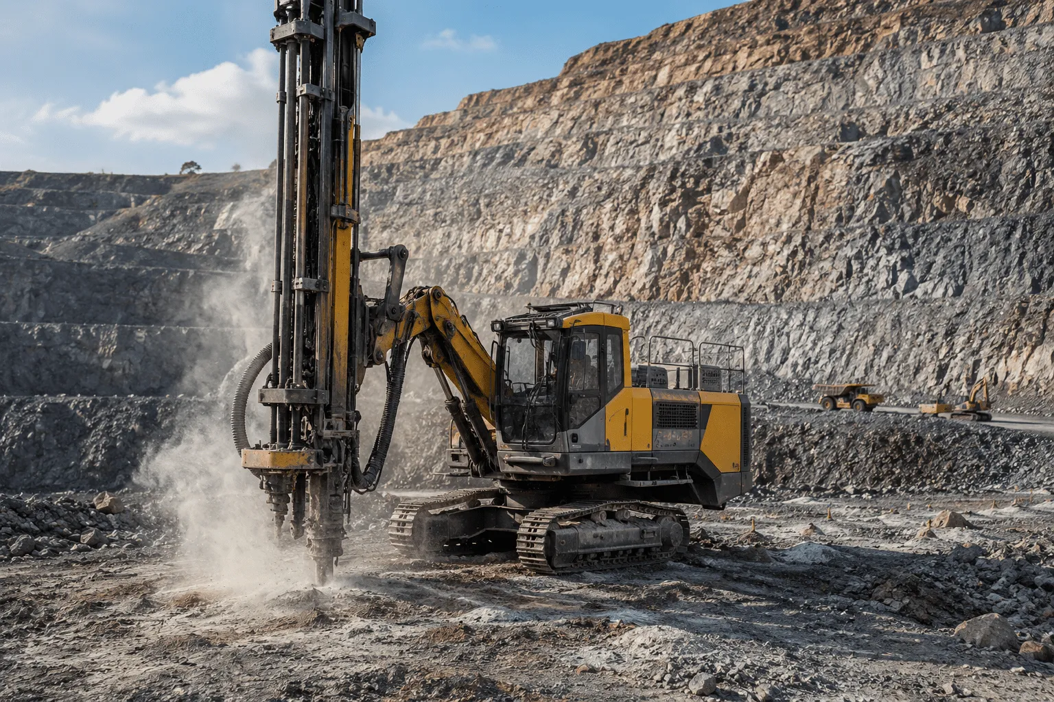 quarry-blast-hole-drilling-rig-solution