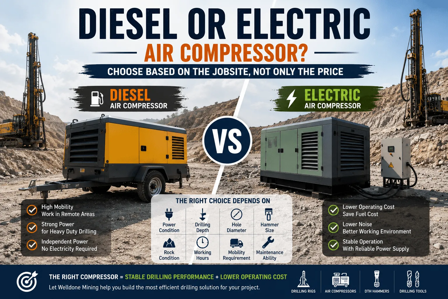 diesel-vs-electric-air-compressor-for-dth-drilling