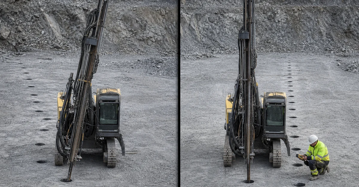 quarry-blast-hole-deviation-straightness-alignment-welldone-mining